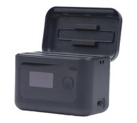 Maletín de carga portátil multifuncional para Insta360 X5, caja de almacenamiento compacta con cargador de batería ABS con solución de energía eficiente, accesorio de viaje ligero para entusiastas de