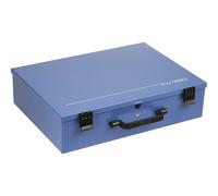 Maletín de chapa de acero para piezas pequeñas eurokraft pro, incl. botes