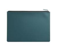 Maletín de cuero A4 for documentos, ideal for conferencias, negocios y para Documentos(Green)