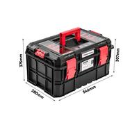 KXB604030F-S411 Caja para Herramientas Negro Polímero X BLOCK LOG IP55 KISTEN...