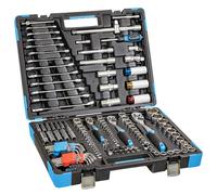 Güde 39003 GWZK 157 - Maletín de herramientas (157 piezas, acero al cromo vanadio, en un práctico maletín)