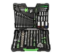 MALETÍN DE HERRAMIENTAS DE 132 PIEZAS CON VASOS HEXAGONALES