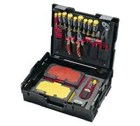 Maletín de herramientas ERGONIC® L-Box VDE (75 pzs.)