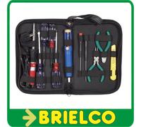 MALETIN DE HERRAMIENTAS SOLDADOR BOMBA DESOLDADOR 11 UNIDADES BD2190