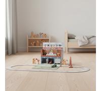 Caja de Juego con Pista de Carreras FSC - Juego de carreras desmontable - Little Dutch - Diversión creativa desde 18 meses