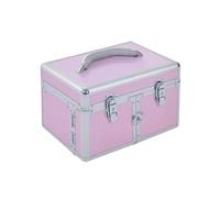 Maletín de Maquillaje Portátil HOMCOM Organizador de Cosméticos de Aluminio (29x21x20 cm)