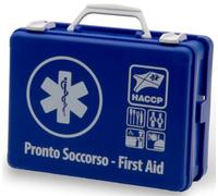Maletín de primeros auxilios MEDIC 1 HACCP sector alimentario y restauración color azul 250 x 190 x 90 mm