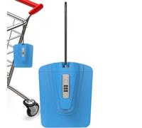 Maletín de seguridad portátil, caja de bloqueo de viaje, ligero compartimento de almacenamiento combinado, organizador antirrobo duradero para camping, senderismo, escuela, oficina, vacaciones