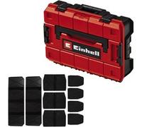 Einhell Maletín de sistema E-Case S-F (conservación universal de herramienta, dimensiones ext. 44x32x13 cm, carga máx. 25kg, protegido a salpicaduras, apilable, incl. 9 compart. de plástico)