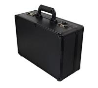 Maletín de transporte de peluquero | con cerraduras, almacenamiento profesional de gran capacidad, maletín para tijeras y suministros de trabajo, mesa de baúl
