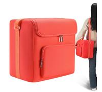 Maletín de transporte para frigorífico, maletín de transporte para de coche, caja de refrigerador, 4/6 L, bolsa de almacenamiento portátil con correa ajustable para dormitorio, cocido