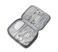 Maletín de Viaje - 28 x 7,5 x 22 cm, organizadora | Bolsas multifuncionales para Accesorios electrónicos | Travel Essentials Tech - para Cargador - de Maquillaje - para el