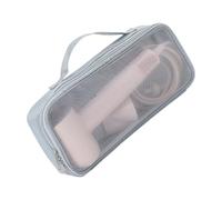 Maletín de viaje acolchado grueso con cremallera segura, almacenamiento portátil para planchas de peinado, ahorro de espacio, protector de alisador de secadora, Blue, Talla única