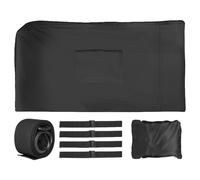 Maletín de viaje para bicicleta, caja de bicicleta para viajes en avión, transportador de bicicletas portátil resistente al agua con correas de hebilla, bolsa de carga de accesorios de ciclismo, funda