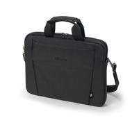 Maletín DICOTA Eco Slim Case BASE 14.1" Negro Polyester Asa de transporte Bolsillo frontal
