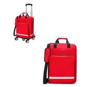Maletín Grande For Emergencias Médicas,Ruedas Silenciosas For Escalada,Almacenamiento Científico,Herrajes Duraderos,Bandas Reflectantes,Botiquín De Primeros Auxilios