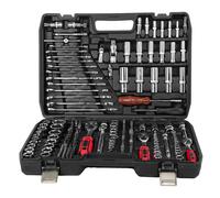 Maletin Herramientas 216 Piezas Nyana Tools | Maletín Llaves Vaso Carraca 72 Dientes | Acero Cromo-Vanadio | Kit Profesional Coche Hogar | Llaves Combinadas | Garantía 3 Años