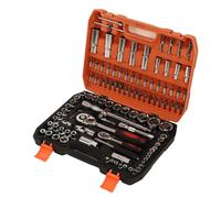 Maletín herramientas multiusos Herramientas De Reparación Mecánica Kit Surtido De Enchufes De Impacto Llaves De Trinquete Y Hexagonales Puntas De Destornillador 108 Piezas