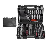 Maletín herramientas multiusos Juego Llaves Dinamométricas 216 Piezas Reparación Automóviles Llave Automática Llave Trinquete Enchufe DIY Kit El Hogar Y Coche Herramientas Mano