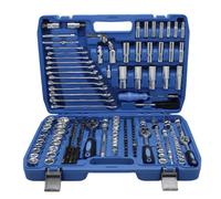 Maletín herramientas multiusos Juego utensilio doméstico reparación hogar Kit herramientas 216 piezas conjunto mano herramienta trinquete y estuche el hogar y el coche bricolaje