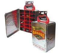 Maletín Hot Wheels vintage metálico plata para 18 coches 03353 CEFA