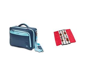 Maletín Ligero Asistencia Domiciliaria PRACTI’S & Ampulario isotérmino | Acolchado | Rojo | Elite Bags