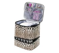 Maletin Manicura Bolsa Organizadora De Esmaltes Uñas Doble Capa Con Capacidad For 30 Botellas Organizador De Esmaltes Uñas