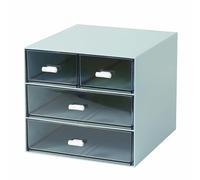Maletin Manicura Caja De Almacenamiento Cosméticos, Estante Escritorio For Baño Organizador De Esmaltes Uñas(Blue)