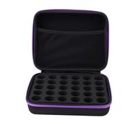 Maletin Manicura Caja De Almacenamiento Esmalte Uñas For Cosméticos Y Suministros Esmaltes de Uñas Estuche(Purple)