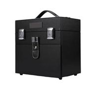 Maletin Manicura Estuche De Viaje For Guardar Cosméticos Y Joyas, Esmalte Uñas Organizador De Esmaltes Uñas(Black)