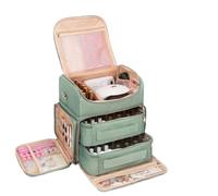 Maletin Manicura Estuche Organizador De Esmaltes Uñas, Bolsa Transporte Portátil For Guardar Suministros Organizador De Esmaltes Uñas