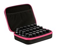 Maletin Manicura Estuche Rígido For Guardar Esmaltes De Uñas Con Capacidad For 30 Botellas Organizador De Esmaltes Uñas(Purple)