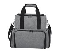 Maletin Manicura Organizador De Esmaltes Uñas Con Estuches Extraíbles For Lámpara Organizador De Esmaltes Uñas(Grey)