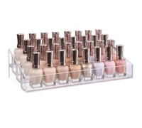 Maletin Manicura Organizador De Plástico Transparente For Botellas Esmalte Uñas Varios Niveles Organizador De Esmaltes Uñas