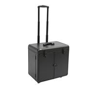 Maletín negro para el cuidado de los pies, caja de herramientas para el cuidado de los pies, para bañeras de pies, salones de masajes, salones de belleza, 46 x 29 x 42 cm