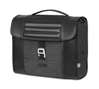 Maletín para bicicleta Shad Bikes Genuine 16L aspecto de cuero vintage ( Negro )