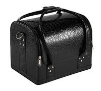 Maletín para Maquillaje Profesional Neceser de Cosméticos Negro Estuche Impermeable de Maquillaje Organizador de Esmaltes de Uñas Cajas de Joyero Maquillaje Regalos para Mujer