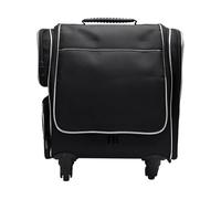Maletin peluqueria Caja de barra dibujo con bolsa integrada, Maleta for barbero, manicura, artista maquillaje, almacenamiento belleza lona, herramientas carrito multifunción para Salón
