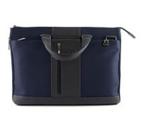 Maletín Piquadro Slim azul oscuro