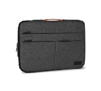 SUBBLIM Funda para Portátil Air Padding 360 Sleeve 15,6"-Gris Oscuro Air Padding Múltiples Bolsillos Transporte Seguro