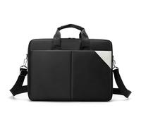 Maletín profesional con múltiples compartimentos para portátil con correa para el hombro para ordenadores de 15 pulgadas, Black, One Size