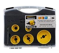 Maletín sierra de campana HSS bi-metal ∅22-29-35-44-51-68mm Diager