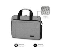 MALETIN SUBBLIM AIR PADDING LAPTOP BAG 15,6" GREY
