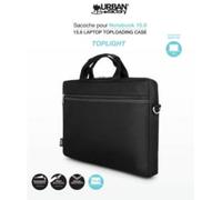 Maletín Urban Factory Toplight para portátil 15,6" negro resistente y ligero
