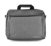 Maletín X-TEND -REF.636- Serie Global, Capacidad XXL, 2 grandes apartados que se expanden hasta 2000 Folios y Cierres de Cremallera e interior acolchado, adaptable a trolley by Office Box. (Gris)