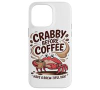 Malhumorado Antes del Café, Disfrute De Un Día Lleno De Carcasa para iPhone 14 Pro MAX