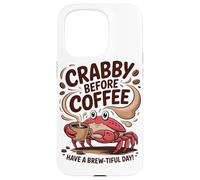 Malhumorado Antes del Café, Disfrute De Un Día Lleno De Carcasa para iPhone 15 Pro