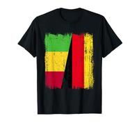 Mali Alemania Media Bandera Patrimonio alemán maliense Camiseta