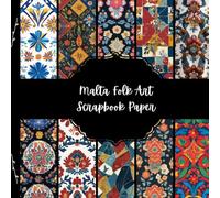 Mali Folk Art Scrapbook Paper, African Junk Journal Paper, Travel Decorative Paper, DIY Projects, Origami, Collage Sheets, Decoupage Paper, 10 Designs, Double Sided