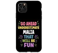 Malia Personalized Women's Gift Custom Malia Carcasa para iPhone 11 Pro MAX